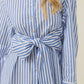 Quinn Wrap Shirt - Cobalt