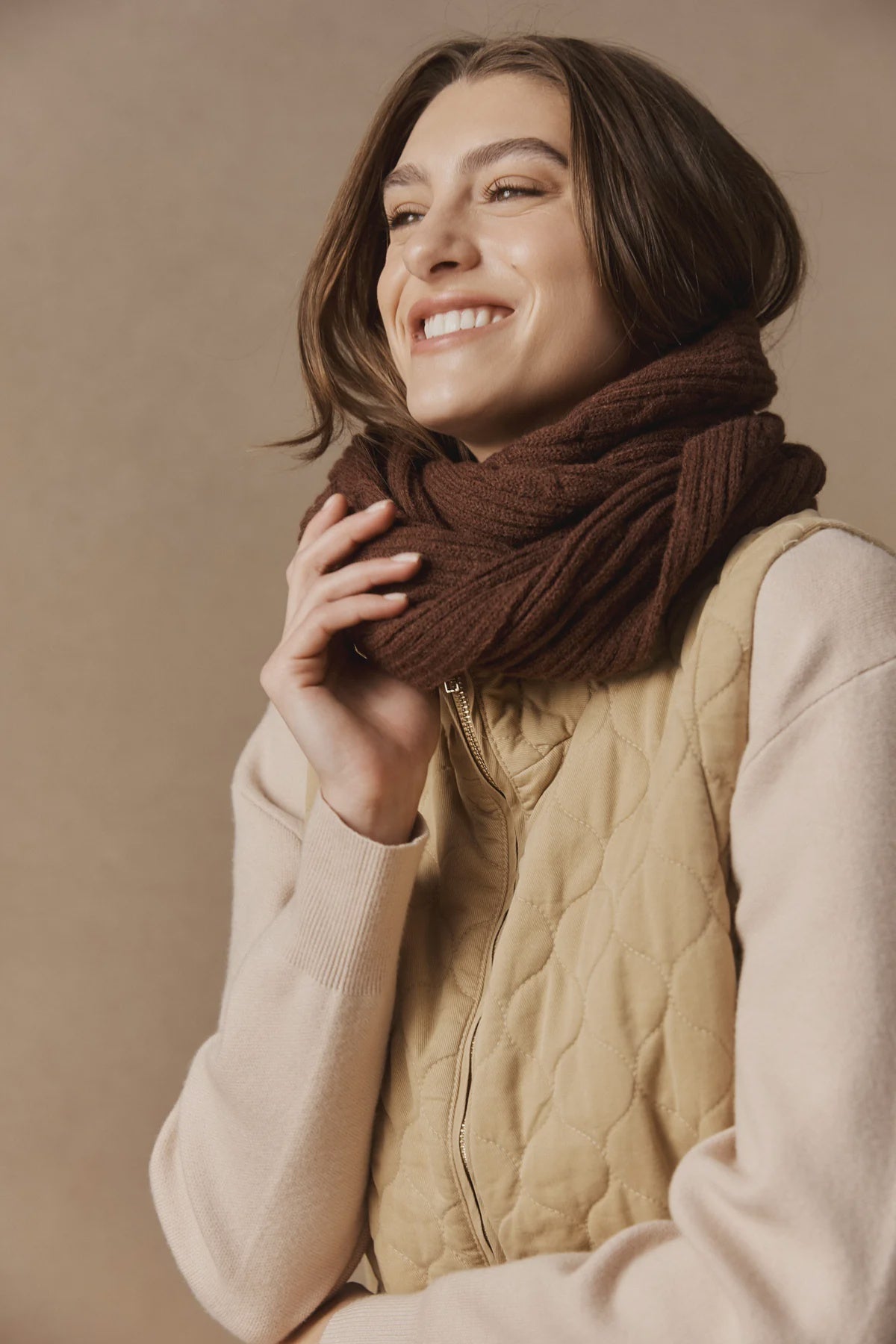 Oman Snood - Clay