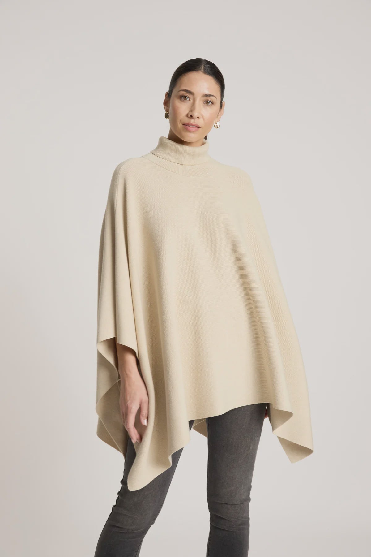 Samira Poncho - Bisque (One Size)