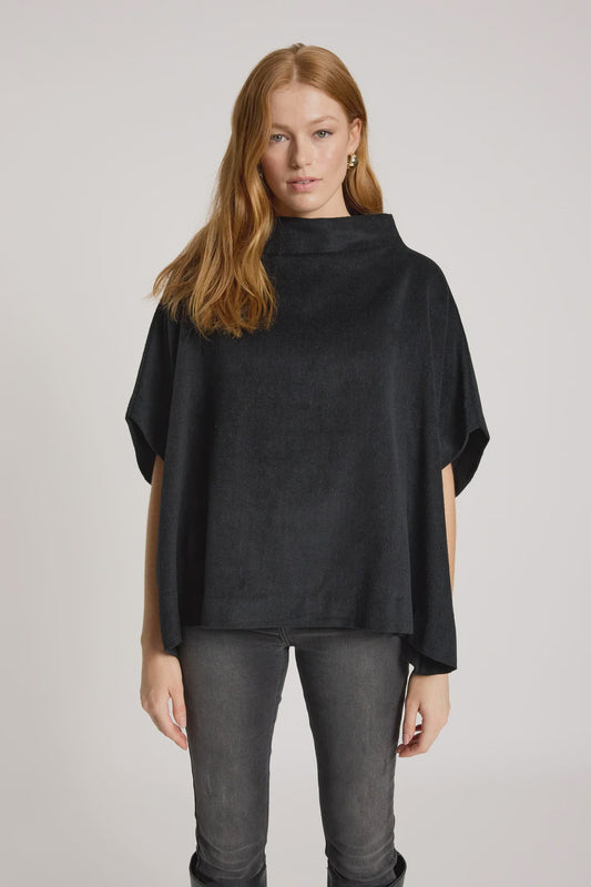 Azul Poncho - Black(One Size)