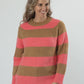 Layla Jumper Bubblegum Stripe