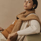 Sable Knit Scarf  -  Mocha