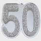 50 Birthday Brooch (Silver / Silver)