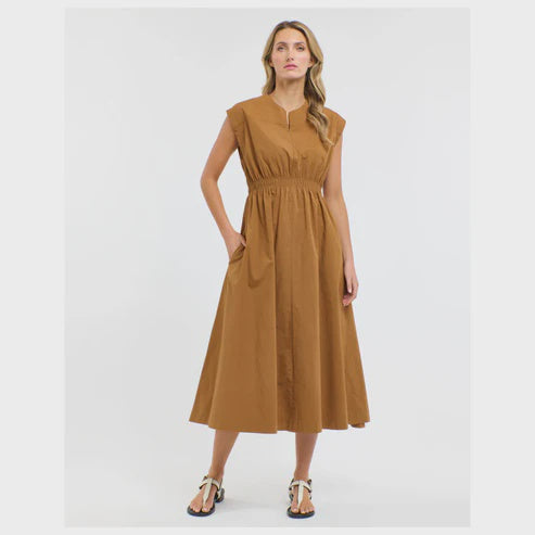 Cooper Cotton Dress - Butterscotch