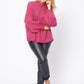 Abigail Oversized Jumper Magenta