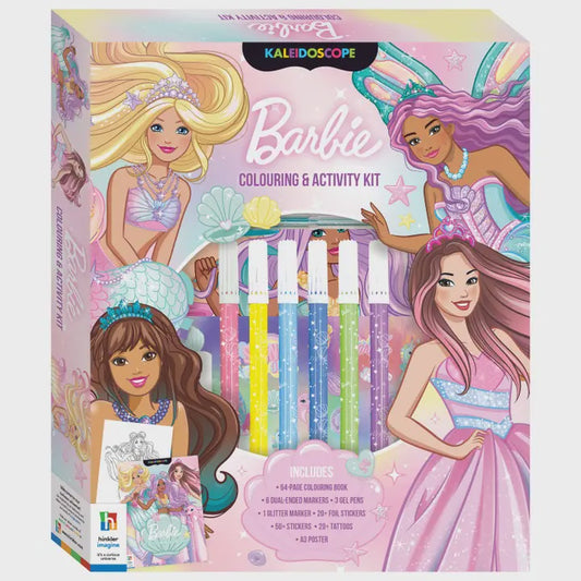 Super Kaleidoscope Barbie Coloring & Activity Kit