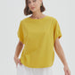 Bubble Sleeve Tee - Sunflower Yellow