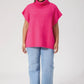 Valenza Knit Poncho - Hot Pink (One Size)