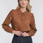 Giselle Chantilly Shirt - Brandy