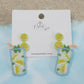 Cocktail Beaded Earrings - Mojito