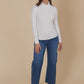 Naria Roll Neck Top - Ivory