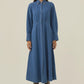 Sloane Denim Maxi Dress - Check