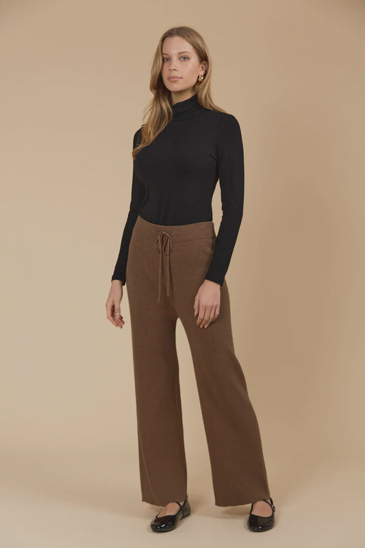 Tala Knit Pant - Toffee