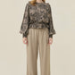 Grace Frill Top Paisley