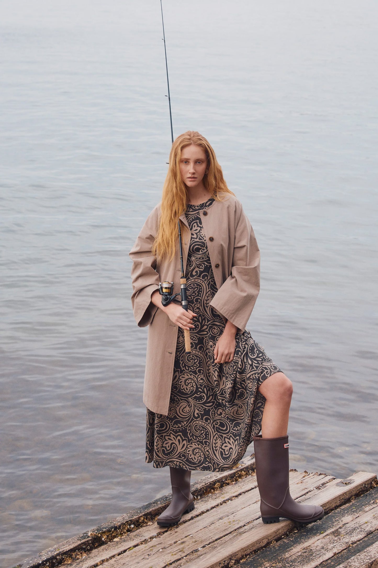 Farida Convertible Coat - Stone