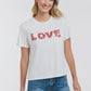 Love Red Sparkle Tee