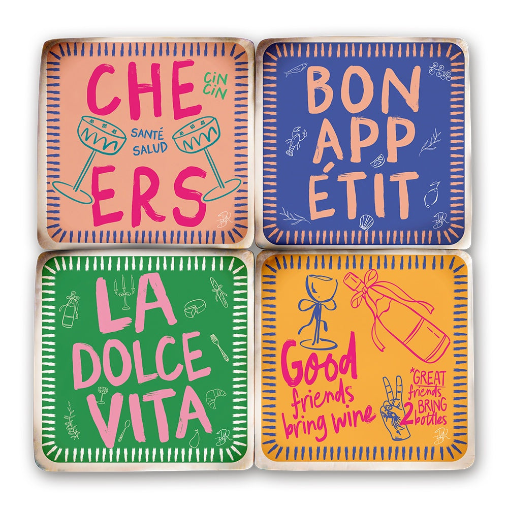 Resin Coasters - Cheers