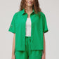 Larissa Broderie Shirt - Green