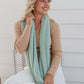 Elaina Mint Snood Scarf