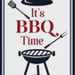 Enamel Wall Sign - It's BBQ Time 60 x 37