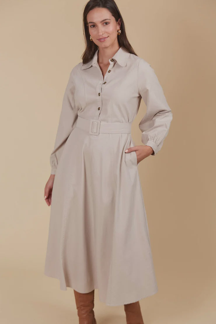 Freya Dress - Canvas