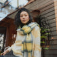 Sloane Check Scarf - Butter