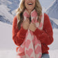Vermont Heart Scarf - Pink