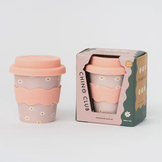 Pink Daisy  Babychino Cup 4oz
