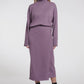 Silvo Knitted Wrap Midi Skirt (Size Medium)