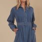 Freya Dress - Denim