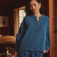Sloane Denim Frill Shirt - Check