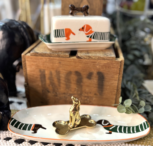 Ceramic Butter Dish - Bone