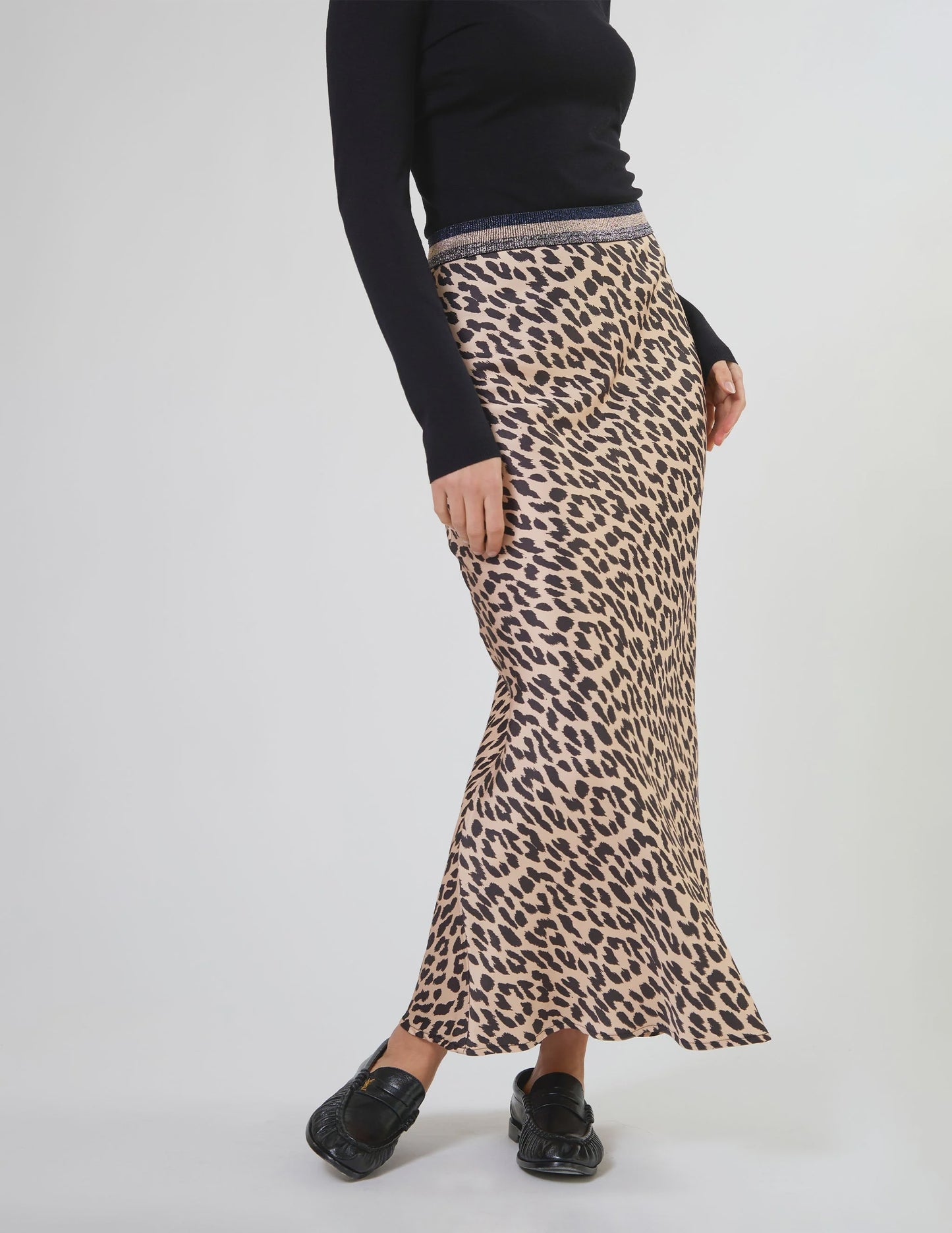 Bretta Skirt - Snow Leopard