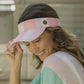 Hallie Cloth Visor Pink