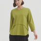 Curved Seam Top - Chartreuse