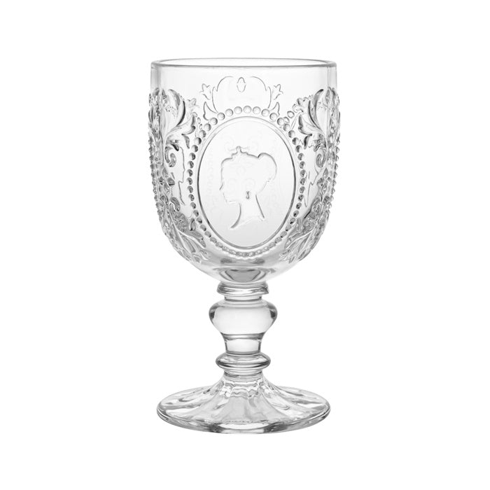 Queen Glass Goblet Clear
