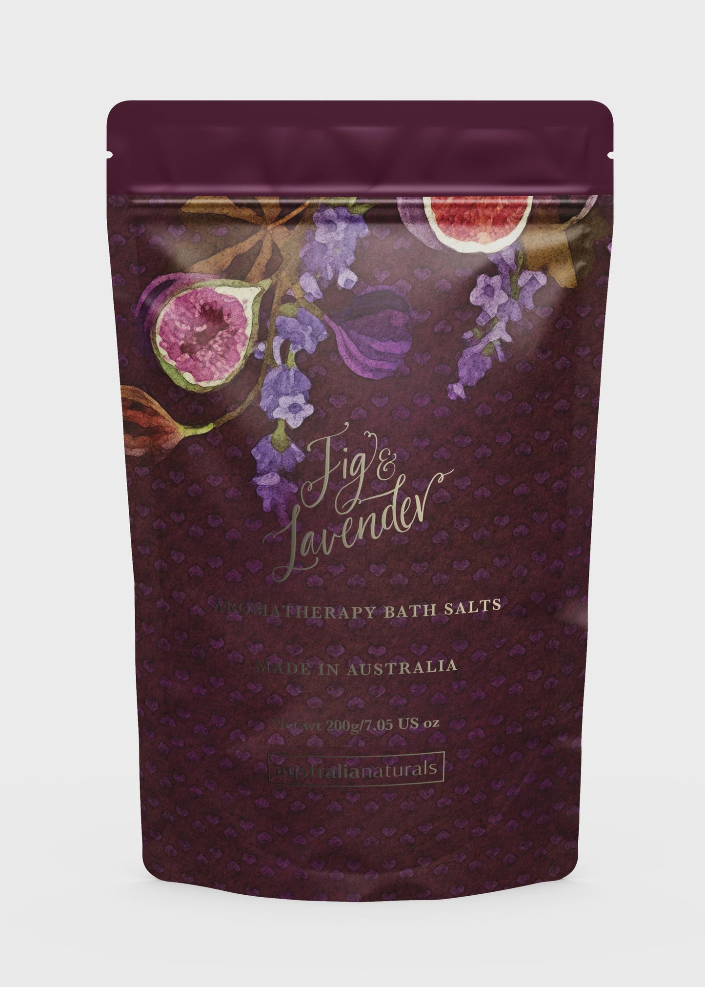 Australian Naturals Fig & Lavender Bath Salts 200 gm