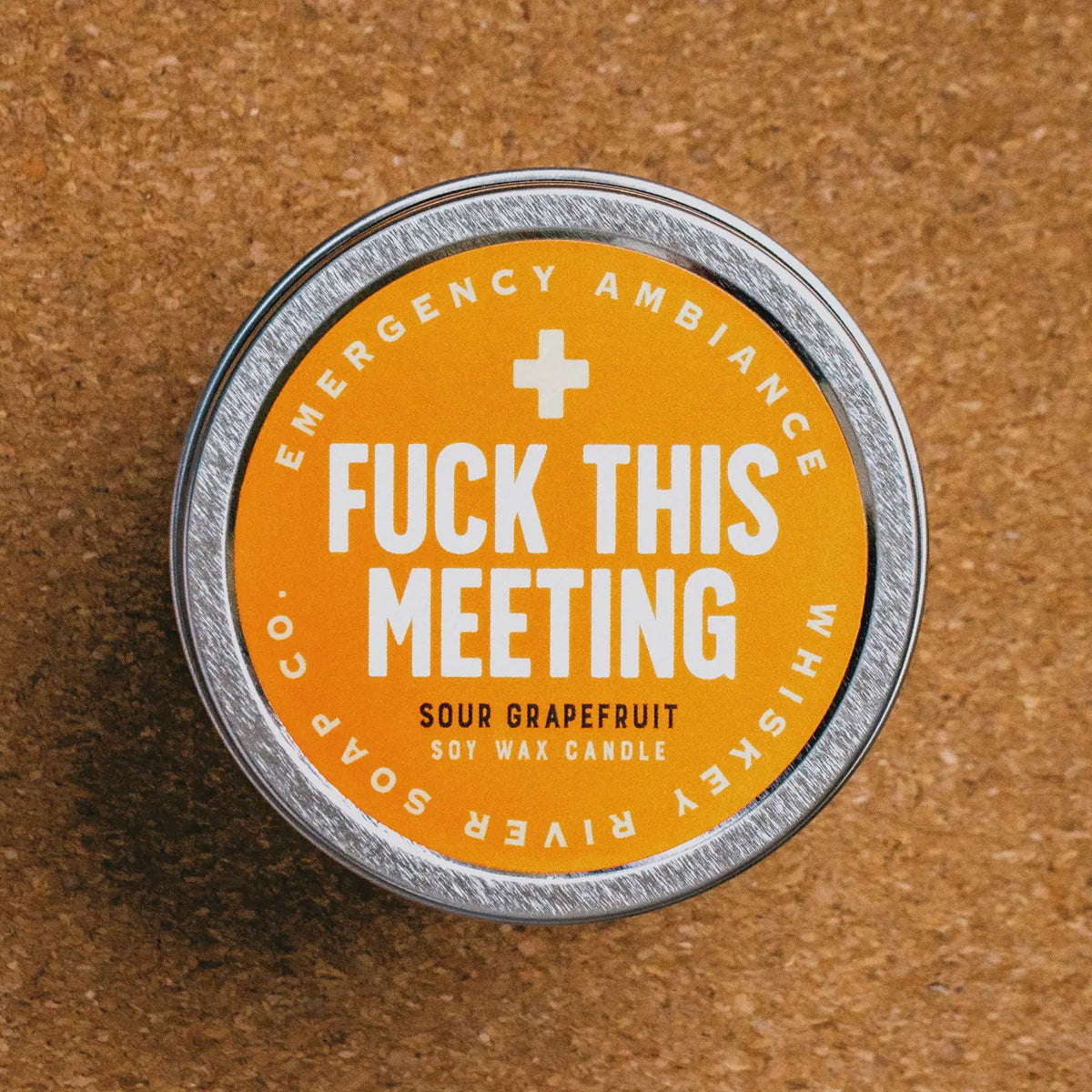 Fuck This Meeting Emergency Ambiance Travel Candle