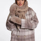 Oxo Faux Fur Gloves - Oat
