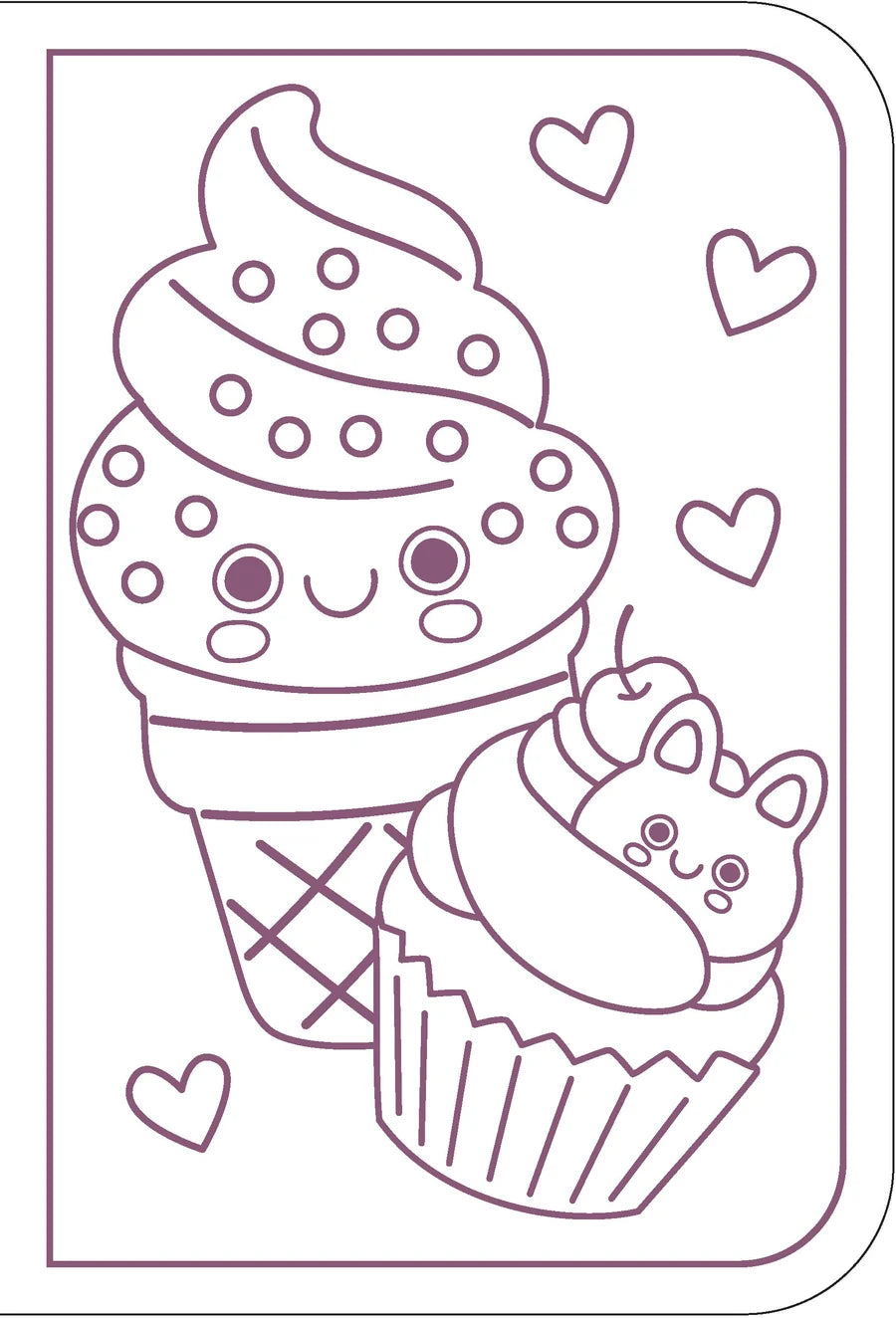 Markerific Jr. - Colour Me Carry Case - Sweet Treats