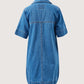 Bonnie Relaxed Shirt Dress - Fresh Indigo