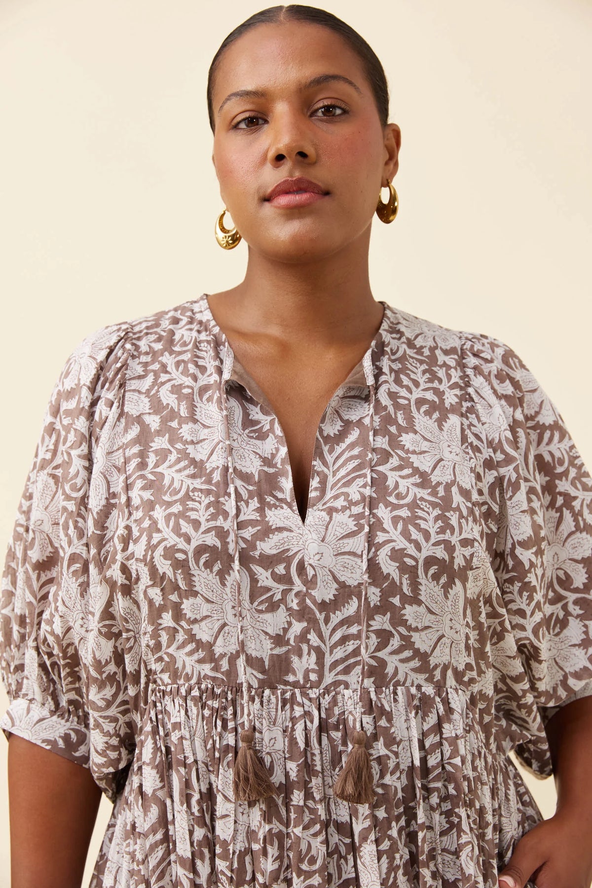 Wilma Maxi Dress - Taupe
