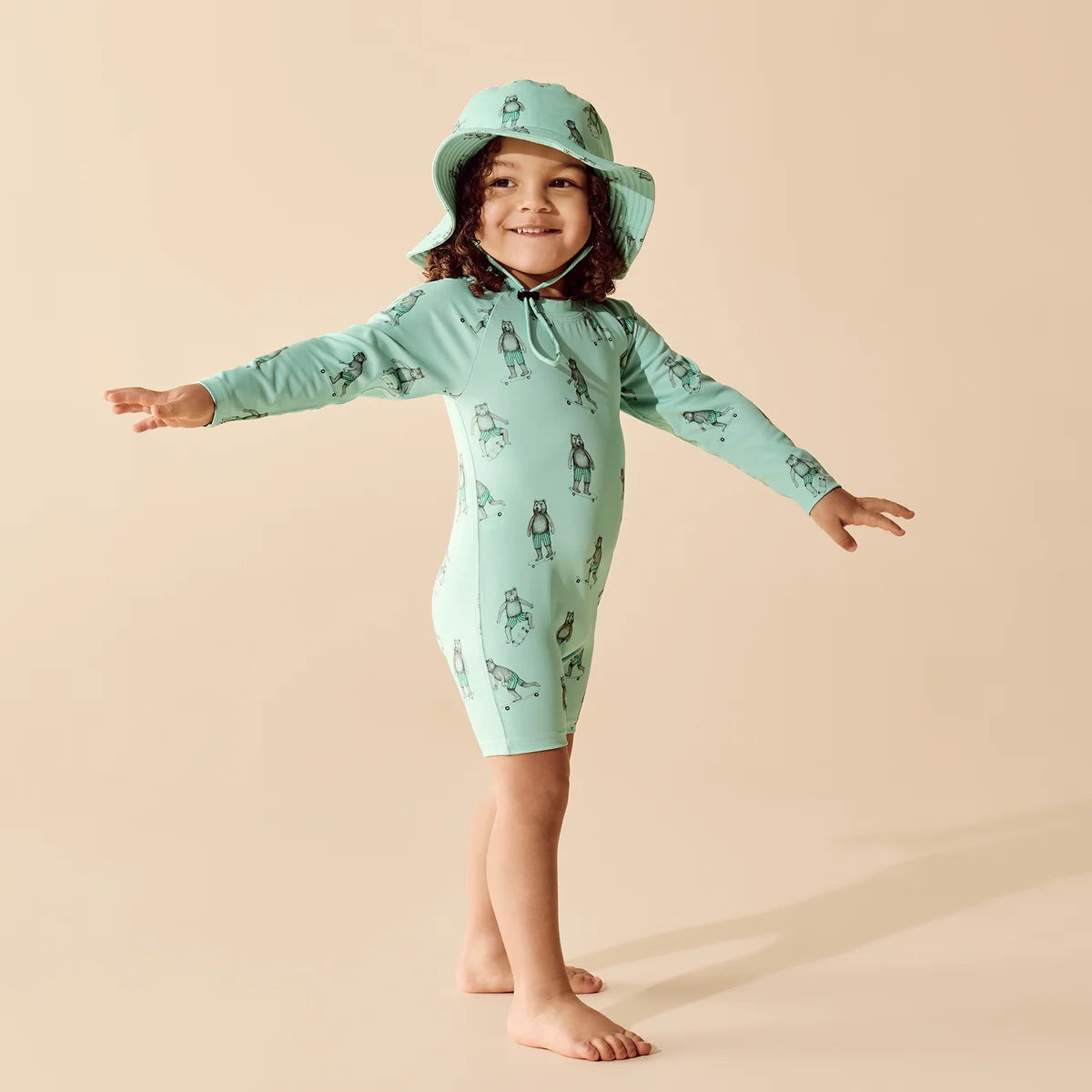 Skater Club Swim Sun Hat