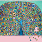 1000 Pc Puzzle - Gold Peacock - Slip Box