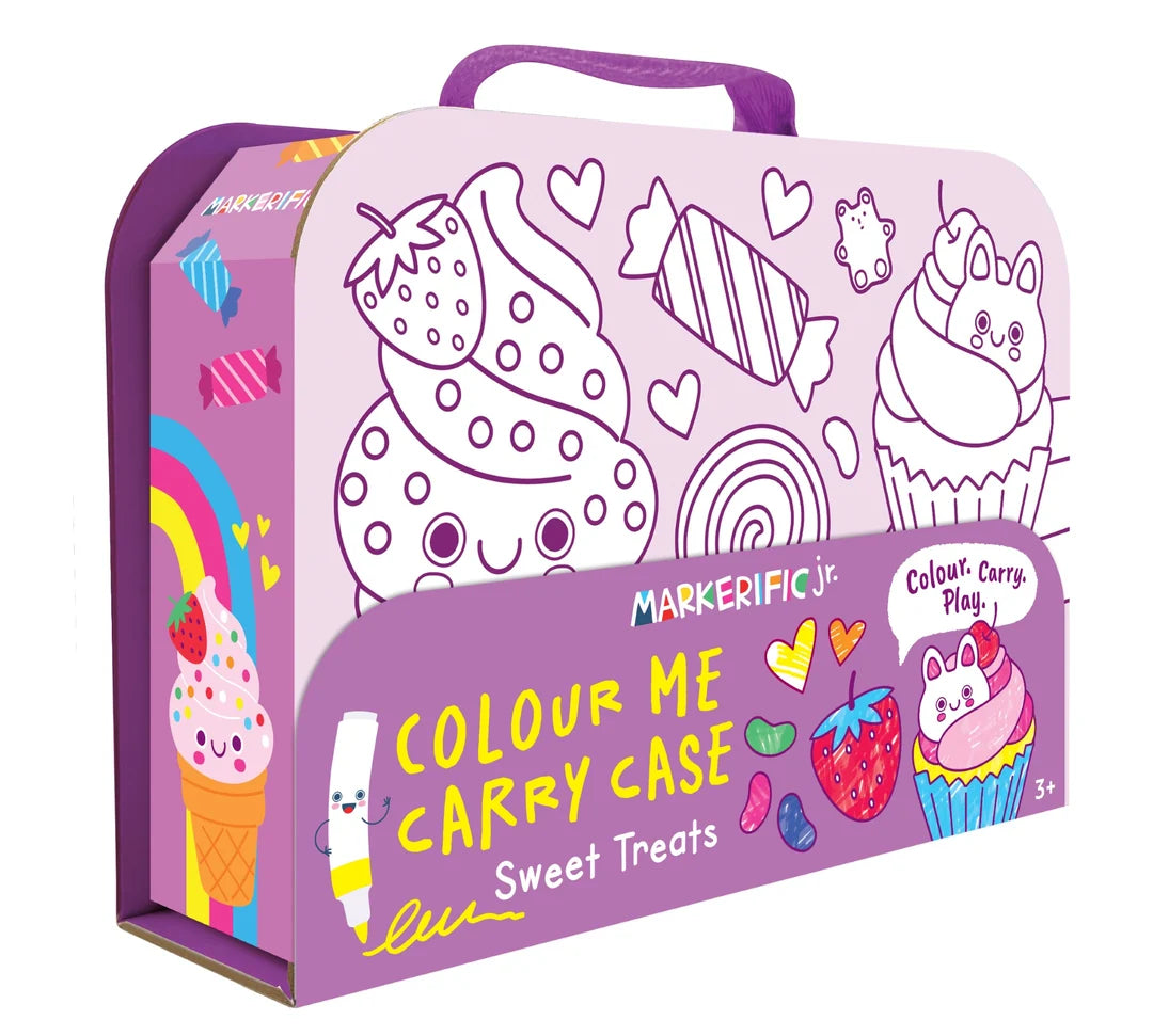 Markerific Jr. - Colour Me Carry Case - Sweet Treats