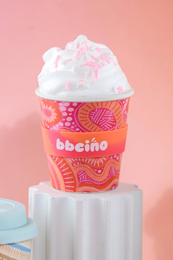 Mum and Bub Babycino Cup - 120ml (Straw Included) (Merindah-Gunya Collab)