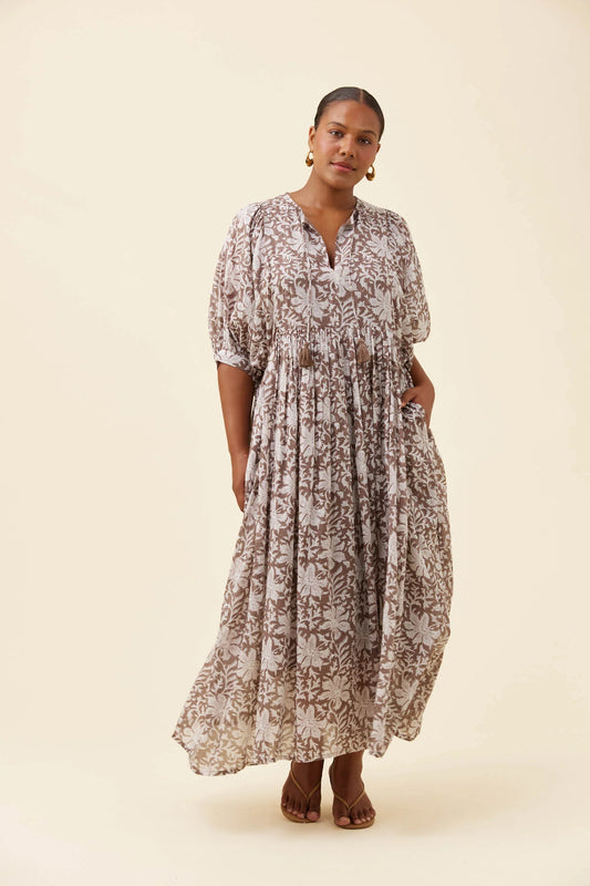Wilma Maxi Dress - Taupe