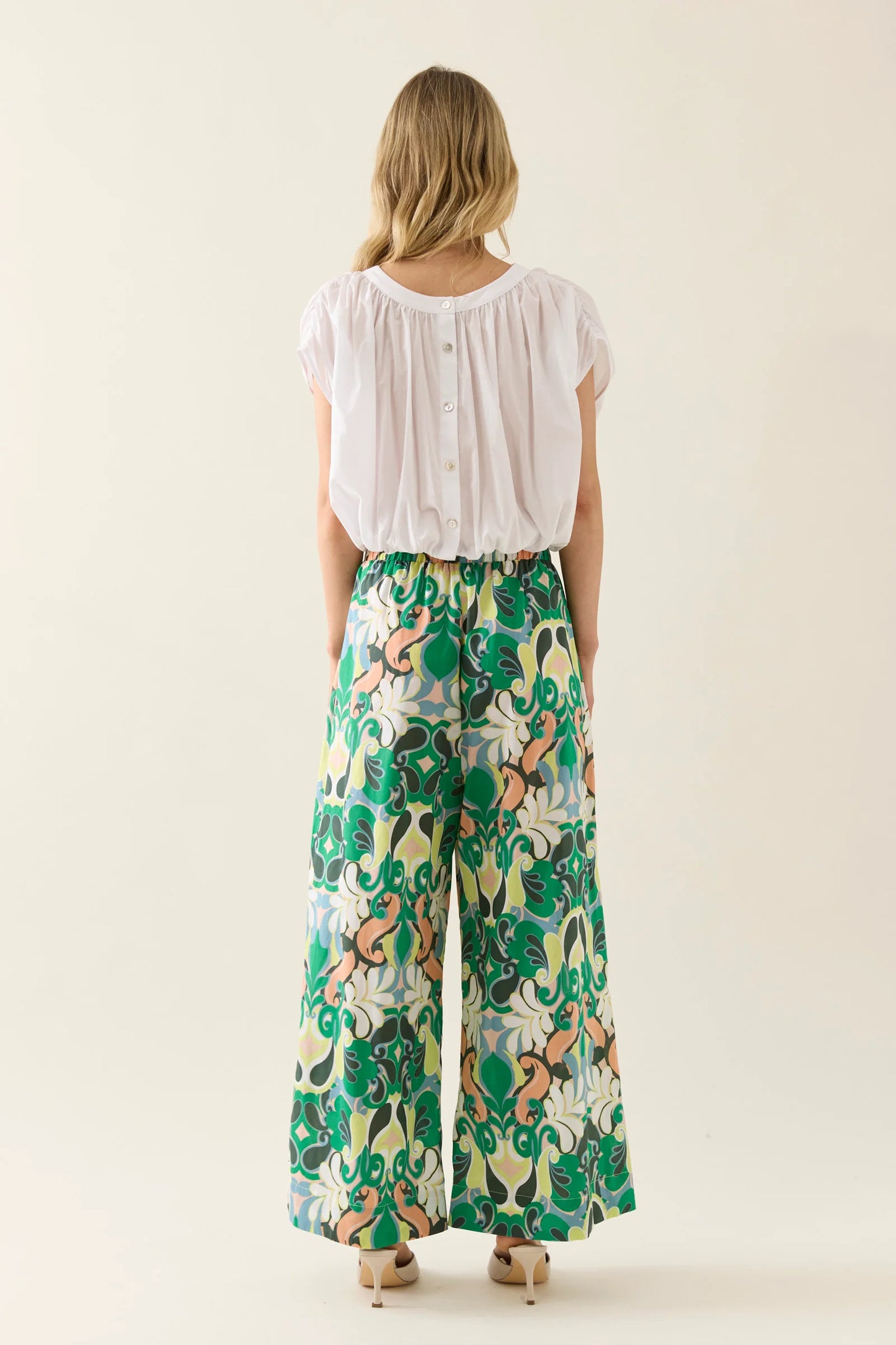 Aurora Reversible Crop Top - Paisley