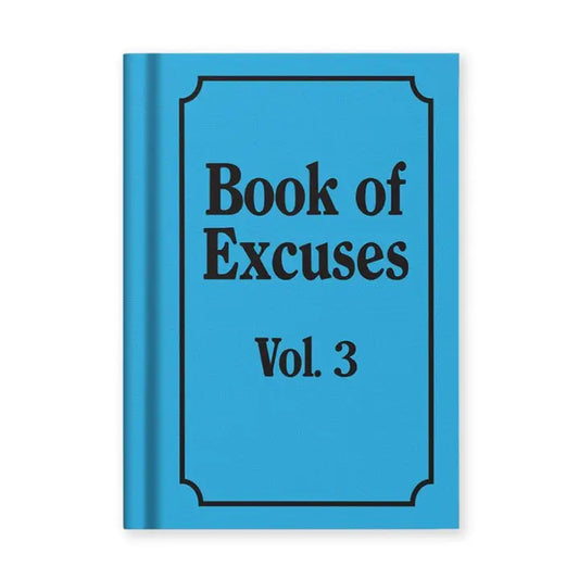 Hard Cover Tiny Notebook - Book of Excuses