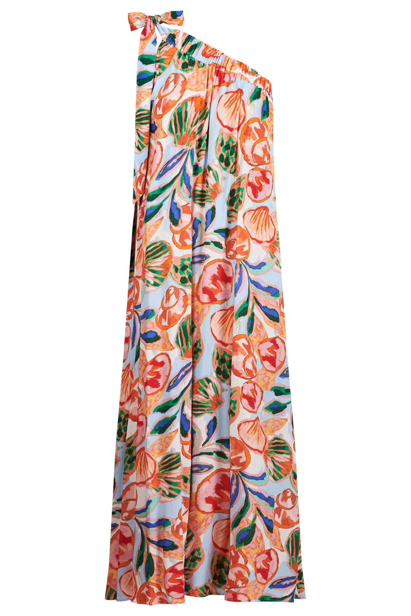 Baja One Shoulder Dress Tide